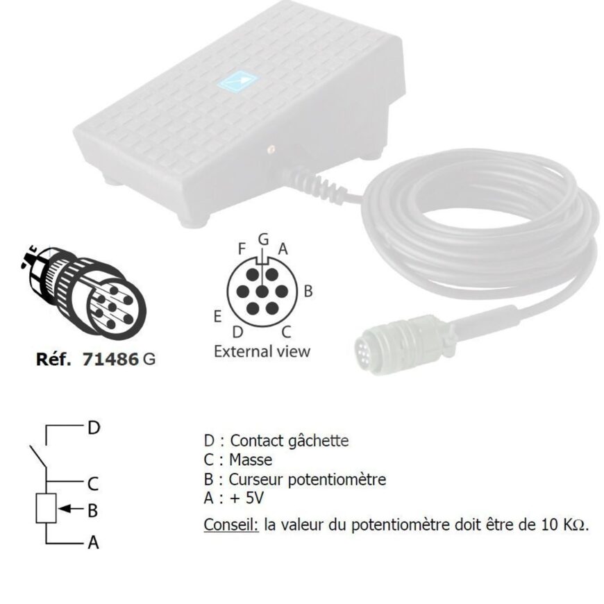 Pédale à variation TIG – Image 3